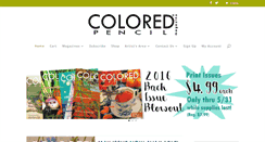 Desktop Screenshot of coloredpencilmag.com